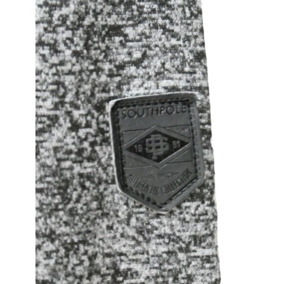 Southpole‎ Hoodie Womens Size M Y2K Hooded Sweatshirt Full Zip Patch Logo - Picture 3 of 12